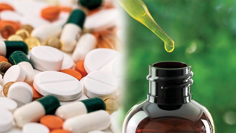 CBD vs. traditionelle Medikamente
