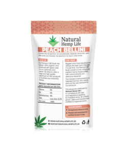 Peach Bellini Premium CBD Buds Back