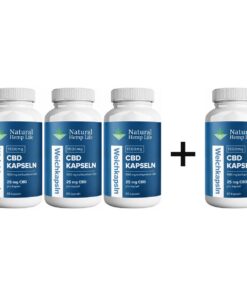 4 für 3: CBD Kapseln 1500 mg 60 Stk.