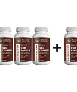 4 für 3: CBD Kapseln 6000mg 60 Stk.