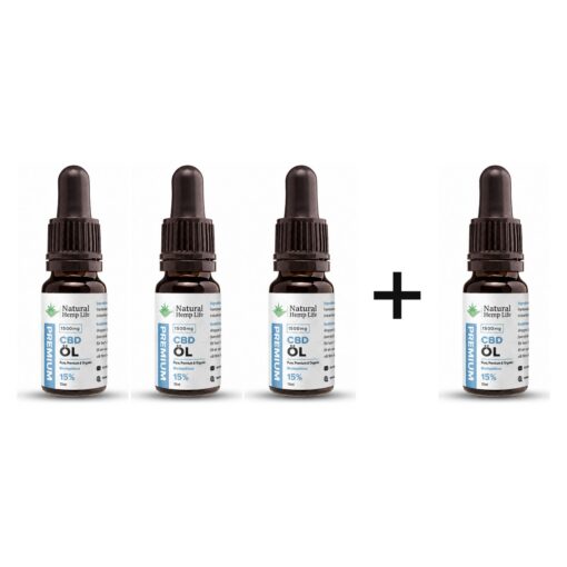 4 für 3: CBD Öl 15% (1500mg)
