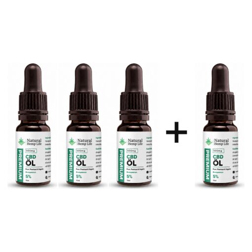 4 für 3: CBD Öl 5% (500mg)